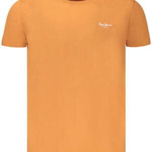 PEPE JEANS MEN'S SHORT SLEEVE T-SHIRT ORANGE