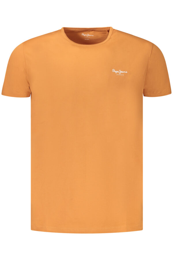 PEPE JEANS MEN'S SHORT SLEEVE T-SHIRT ORANGE