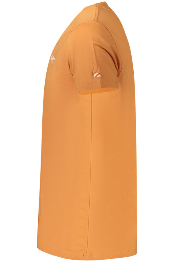 PEPE JEANS MEN'S SHORT SLEEVE T-SHIRT ORANGE - Image 3