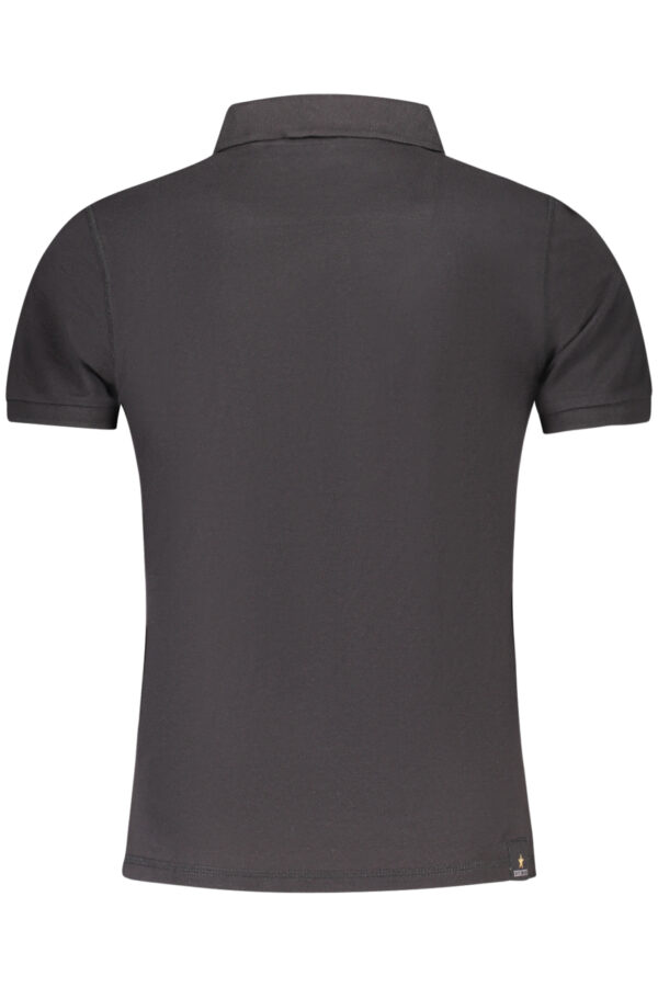 MILITARY ACADEMY BLACK MEN'S SHORT SLEEVE POLO - Image 2