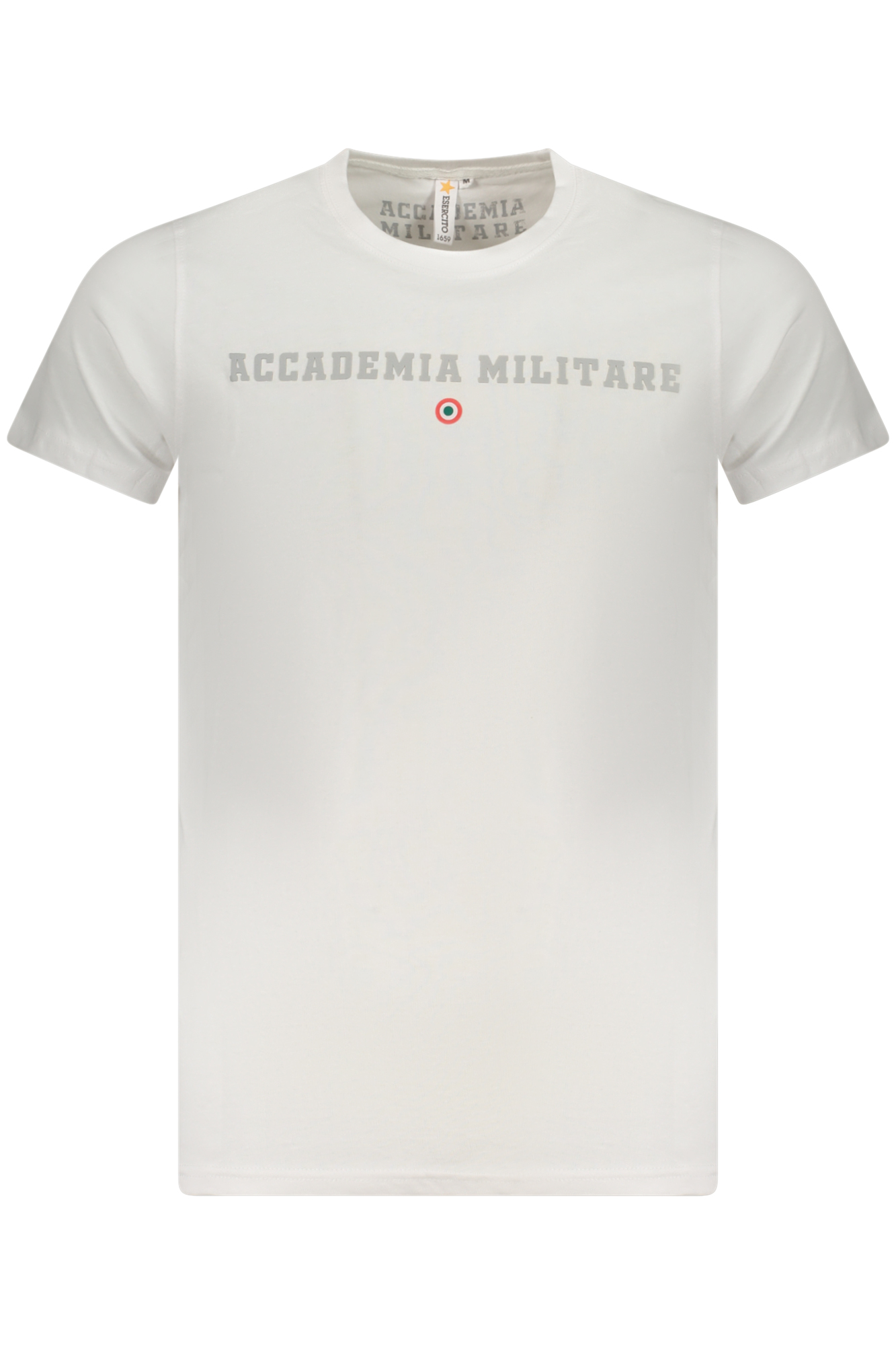 MILITARY ACADEMY SHORT SLEEVE T-SHIRT MEN WHITE ACCADEMIA MILITARE