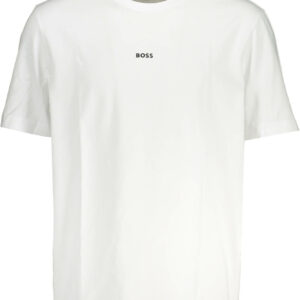 BOSS SHORT SLEEVE T-SHIRT MEN WHITE BOSS