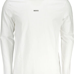 BOSS LONG SLEEVE T-SHIRT MEN WHITE