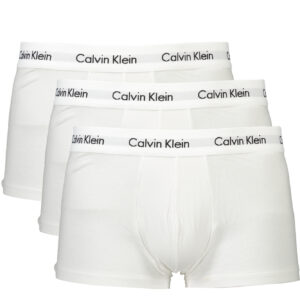 CALVIN KLEIN WHITE MEN'S BOXER