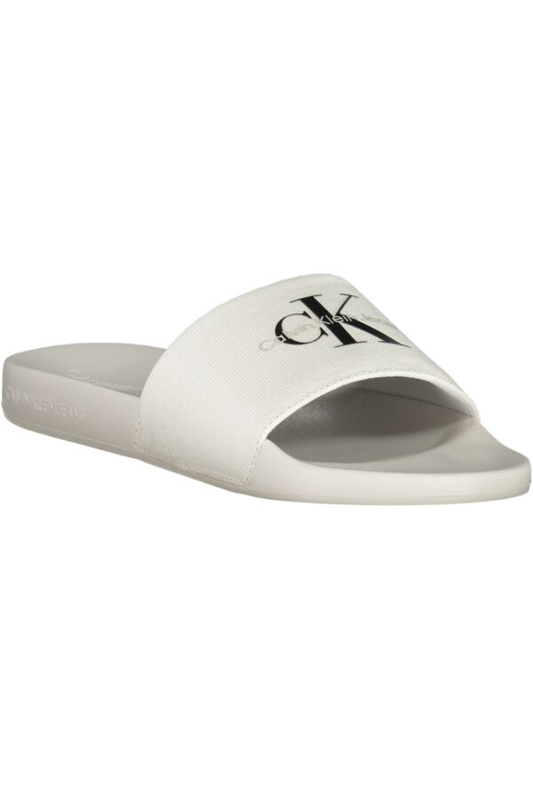 CALVIN KLEIN MEN'S WHITE SLIPPER FOOTWEAR - Image 2