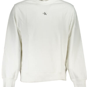 CALVIN KLEIN MEN'S ZIP-UP SWEATSHIRT WHITE