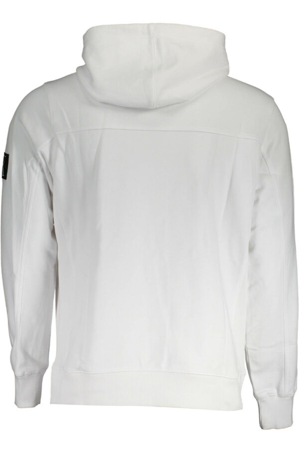 CALVIN KLEIN MEN'S ZIP-UP SWEATSHIRT WHITE - Image 2