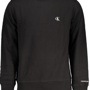 CALVIN KLEIN MEN'S BLACK ZIP-UP SWEATSHIRT