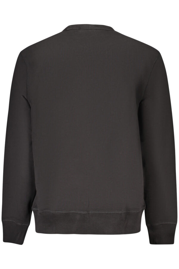 CALVIN KLEIN MEN'S BLACK ZIP-UP SWEATSHIRT - Image 2