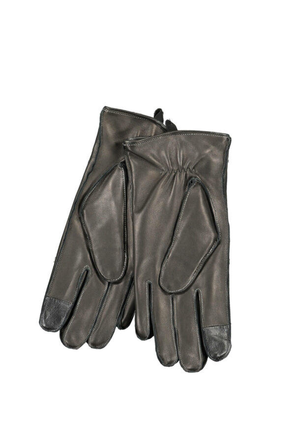 CALVIN KLEIN MEN'S BLACK GLOVES - Image 2