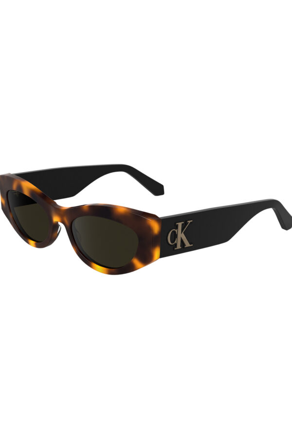 CALVIN KLEIN WOMEN'S SUNGLASSES BROWN - Image 2