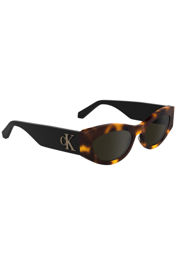 CALVIN KLEIN WOMEN'S SUNGLASSES BROWN - Image 3