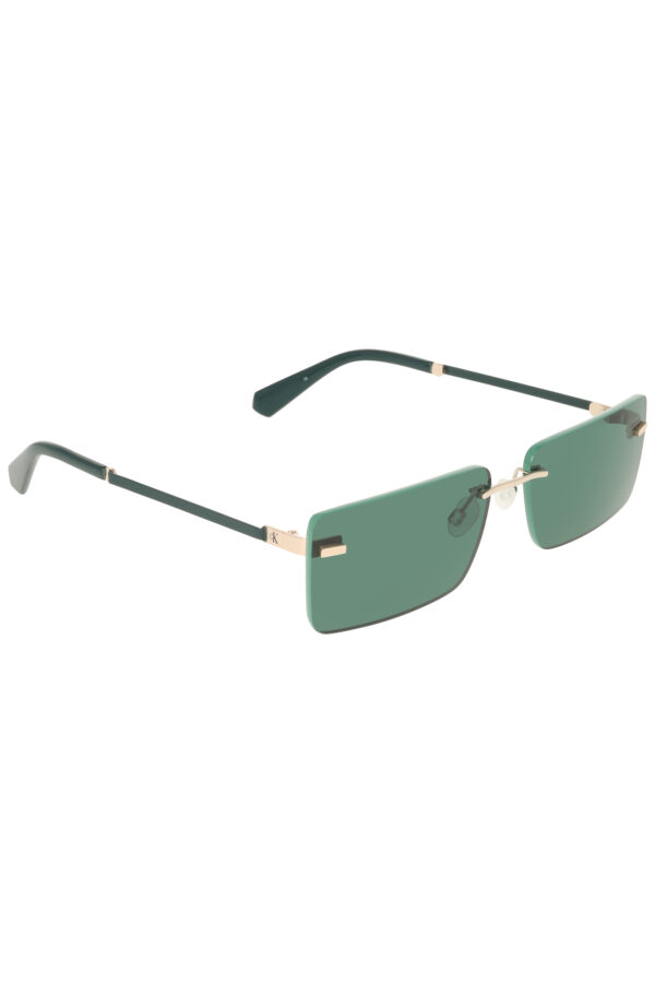 CALVIN KLEIN WOMEN'S SUNGLASSES GREEN - Image 3