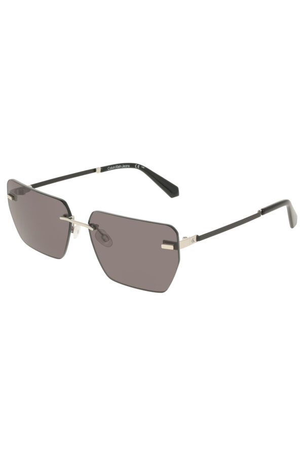 CALVIN KLEIN MEN'S SUNGLASSES SILVER - Image 2