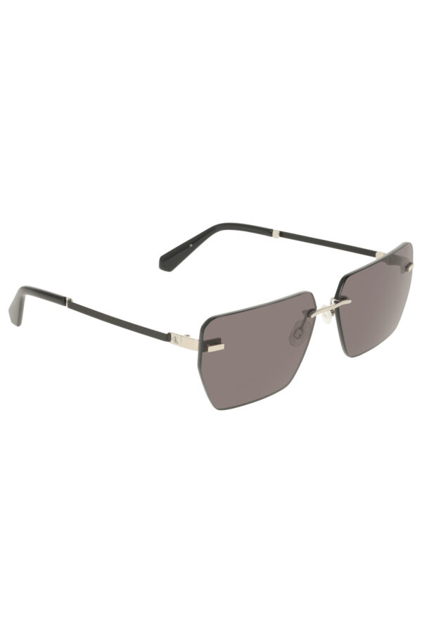 CALVIN KLEIN MEN'S SUNGLASSES SILVER - Image 3