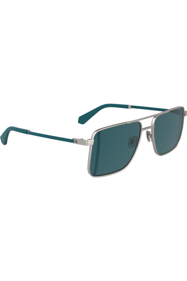 CALVIN KLEIN MEN'S SUNGLASSES SILVER - Image 3