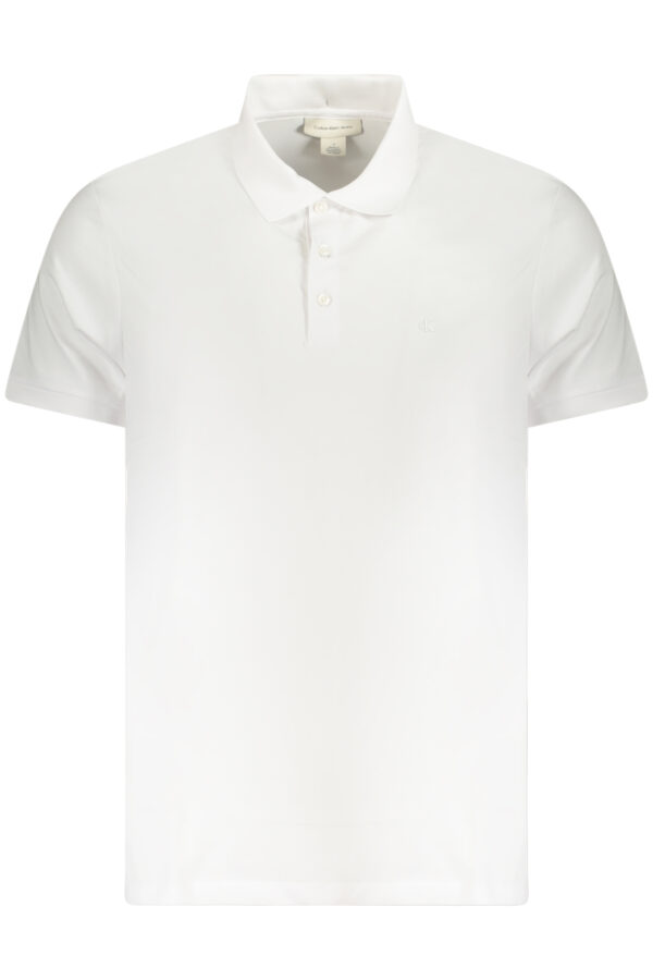 CALVIN KLEIN MEN'S SHORT SLEEVE POLO WHITE