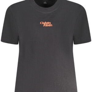 CALVIN KLEIN SHORT SLEEVE T-SHIRT WOMEN BLACK