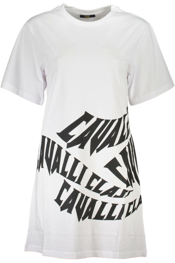 CAVALLI CLASS SHORT DRESS WOMEN WHITE