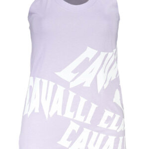 CAVALLI CLASS WOMEN'S PURPLE TANK TOP