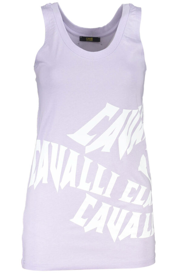 CAVALLI CLASS WOMEN'S PURPLE TANK TOP