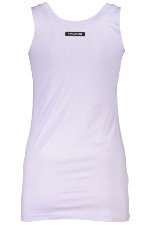 CAVALLI CLASS WOMEN'S PURPLE TANK TOP - Image 2