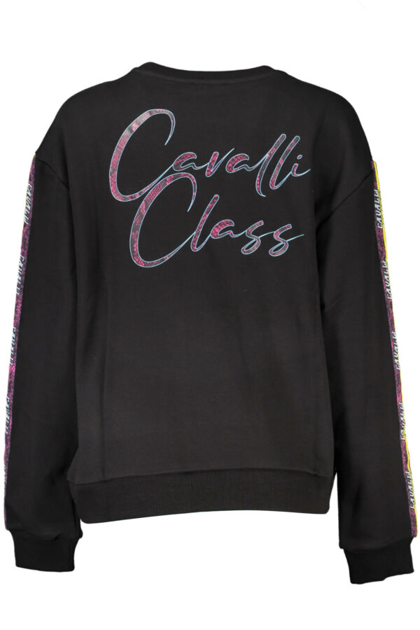 CAVALLI CLASS SWEATSHIRT WITHOUT ZIP WOMEN BLACK - Image 2