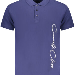 CAVALLI CLASS POLO SHORT SLEEVE MEN BLUE
