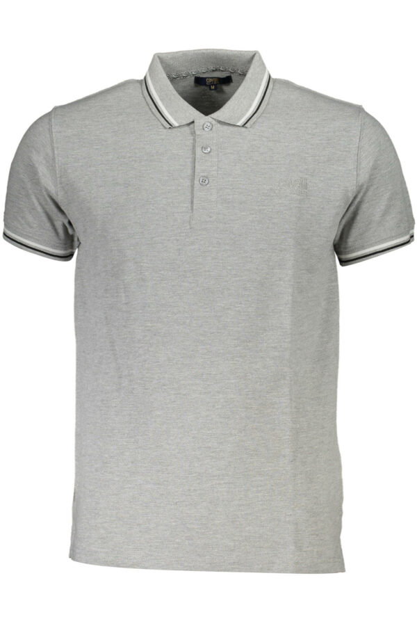 CAVALLI CLASS POLO SHORT SLEEVES MEN GREY