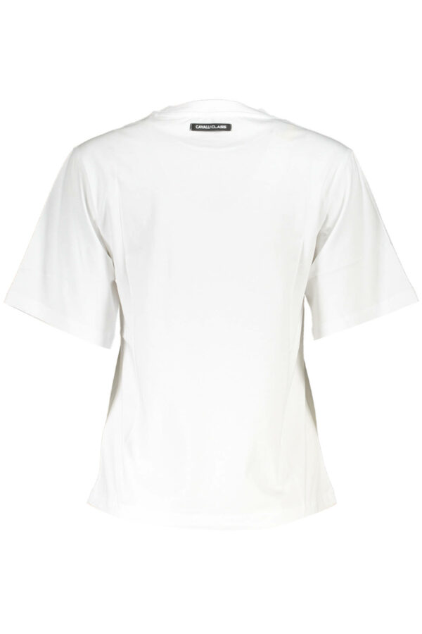 CAVALLI CLASS SHORT SLEEVE T-SHIRT WOMEN WHITE - Image 2