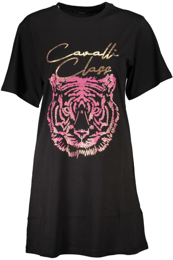 CAVALLI CLASS SHORT SLEEVE T-SHIRT WOMEN BLACK