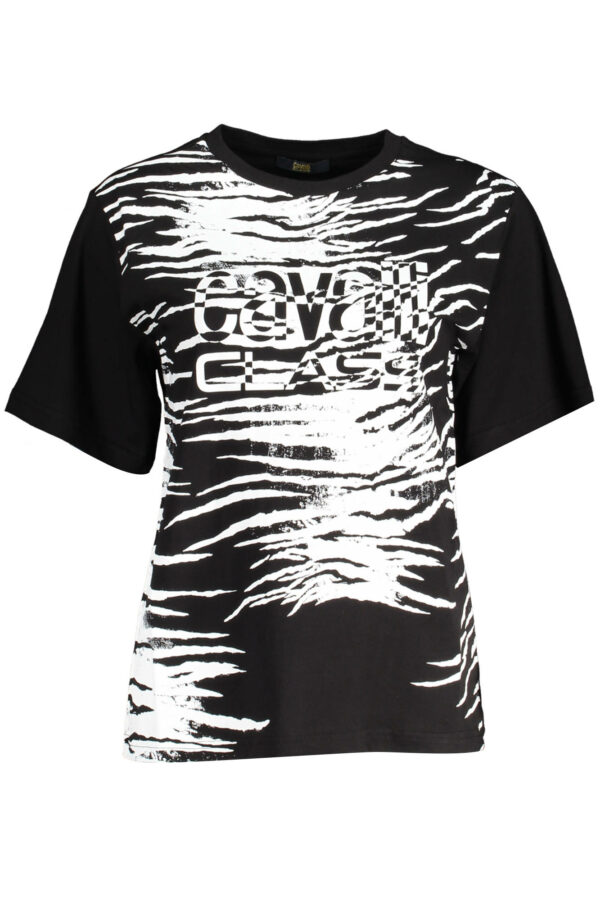 CAVALLI CLASS SHORT SLEEVE T-SHIRT WOMEN BLACK