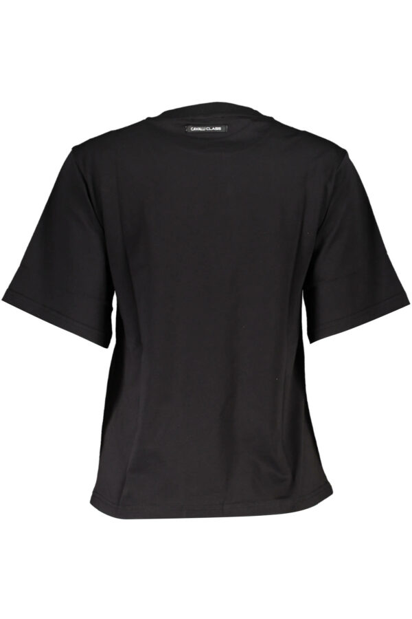 CAVALLI CLASS SHORT SLEEVE T-SHIRT WOMEN BLACK - Image 2