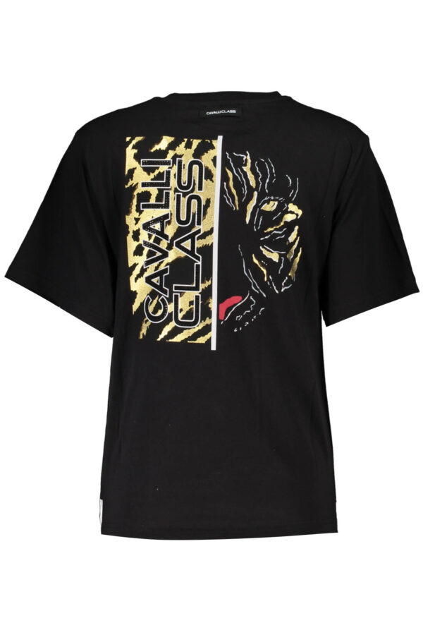 CAVALLI CLASS SHORT SLEEVE T-SHIRT WOMEN BLACK - Image 2
