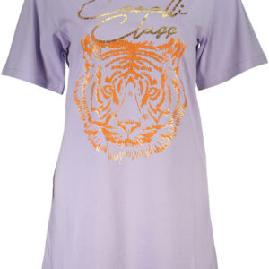 CAVALLI CLASS T-SHIRT SHORT SLEEVES WOMEN PURPLE