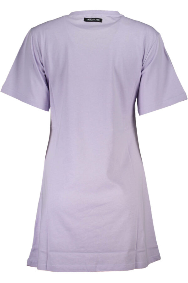CAVALLI CLASS T-SHIRT SHORT SLEEVES WOMEN PURPLE - Image 2