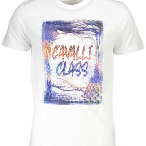 CAVALLI CLASS SHORT SLEEVE T-SHIRT MEN WHITE