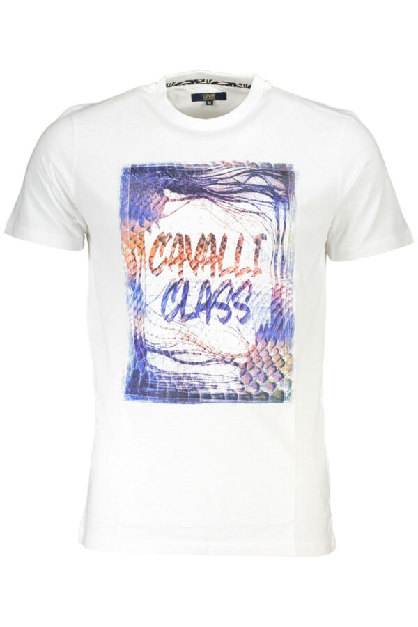 CAVALLI CLASS SHORT SLEEVE T-SHIRT MEN WHITE
