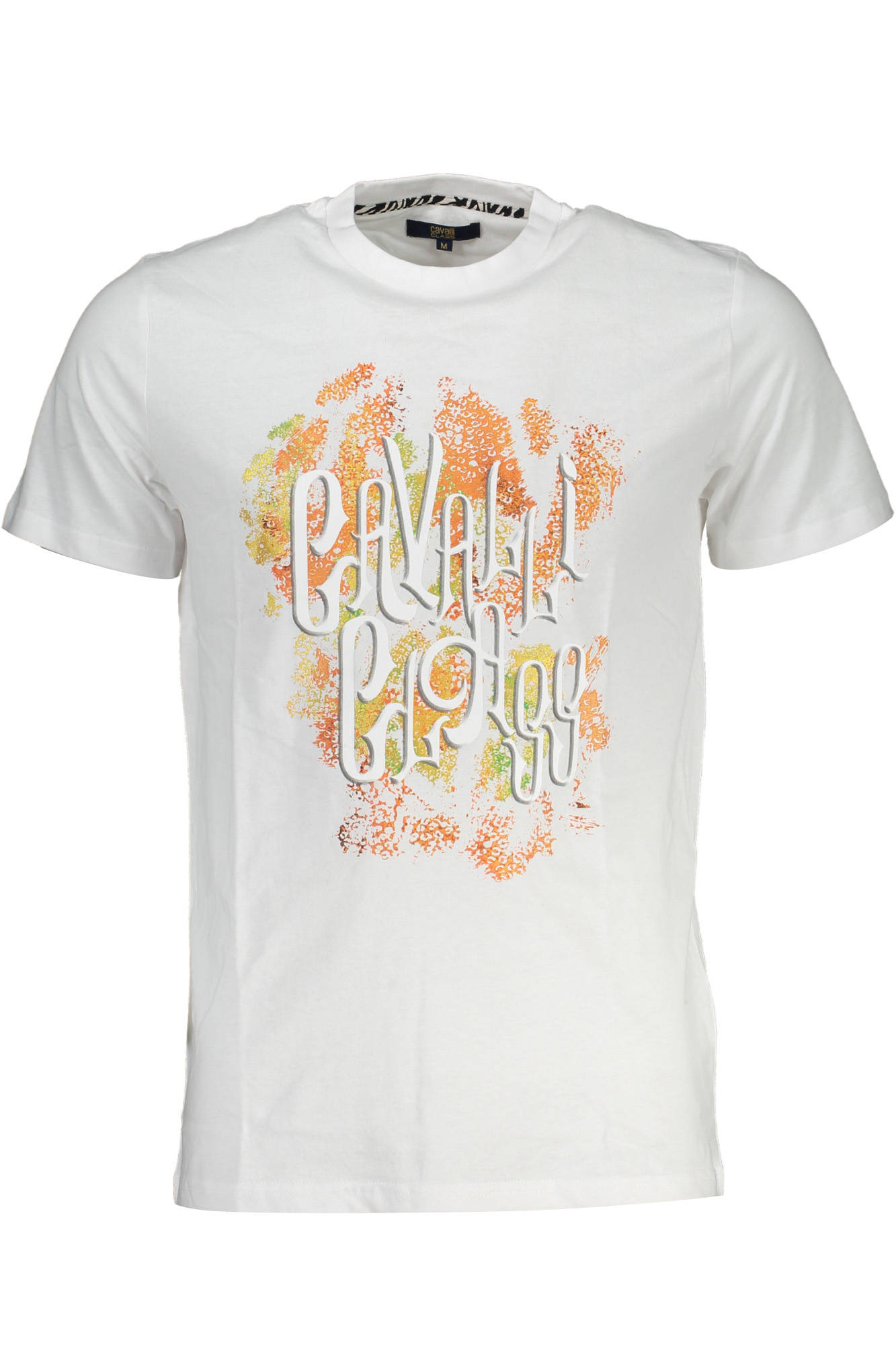 CAVALLI CLASS SHORT SLEEVE T-SHIRT MEN WHITE CAVALLI CLASS