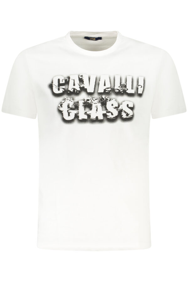 CAVALLI CLASS SHORT SLEEVE T-SHIRT MEN WHITE