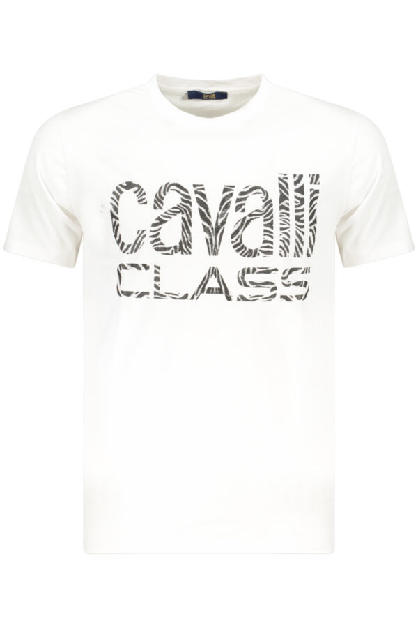 CAVALLI CLASS SHORT SLEEVE T-SHIRT MEN WHITE