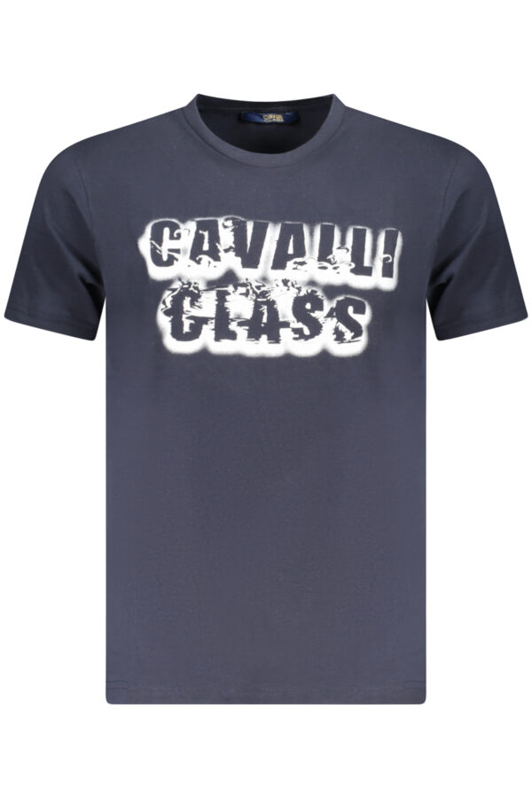 CAVALLI CLASS SHORT SLEEVE T-SHIRT MEN BLUE