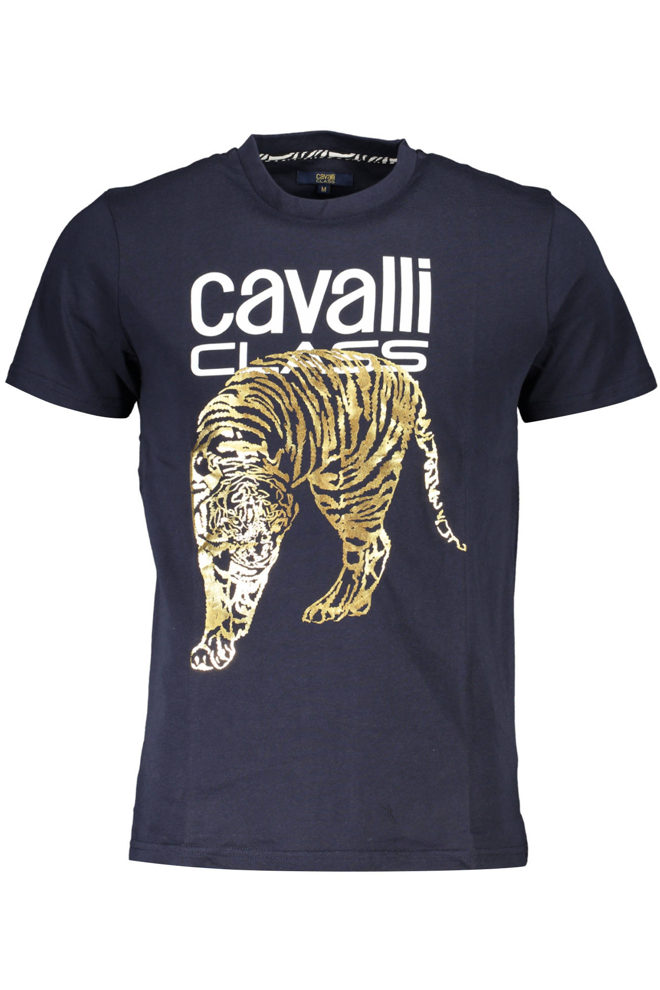 CAVALLI CLASS SHORT SLEEVE T-SHIRT MEN BLUE CAVALLI CLASS