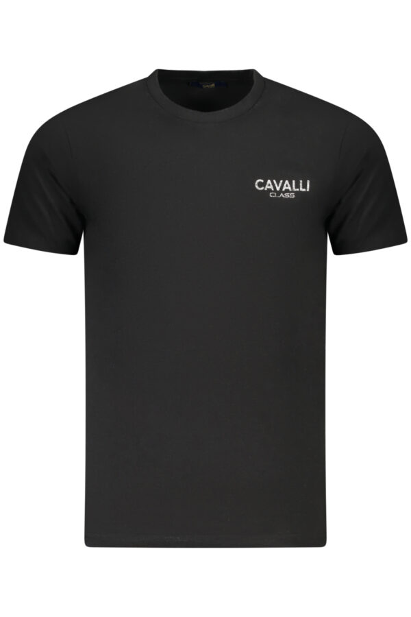 CAVALLI CLASS SHORT SLEEVE T-SHIRT MEN BLACK