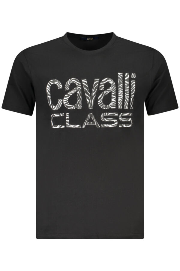 CAVALLI CLASS SHORT SLEEVE T-SHIRT MEN BLACK