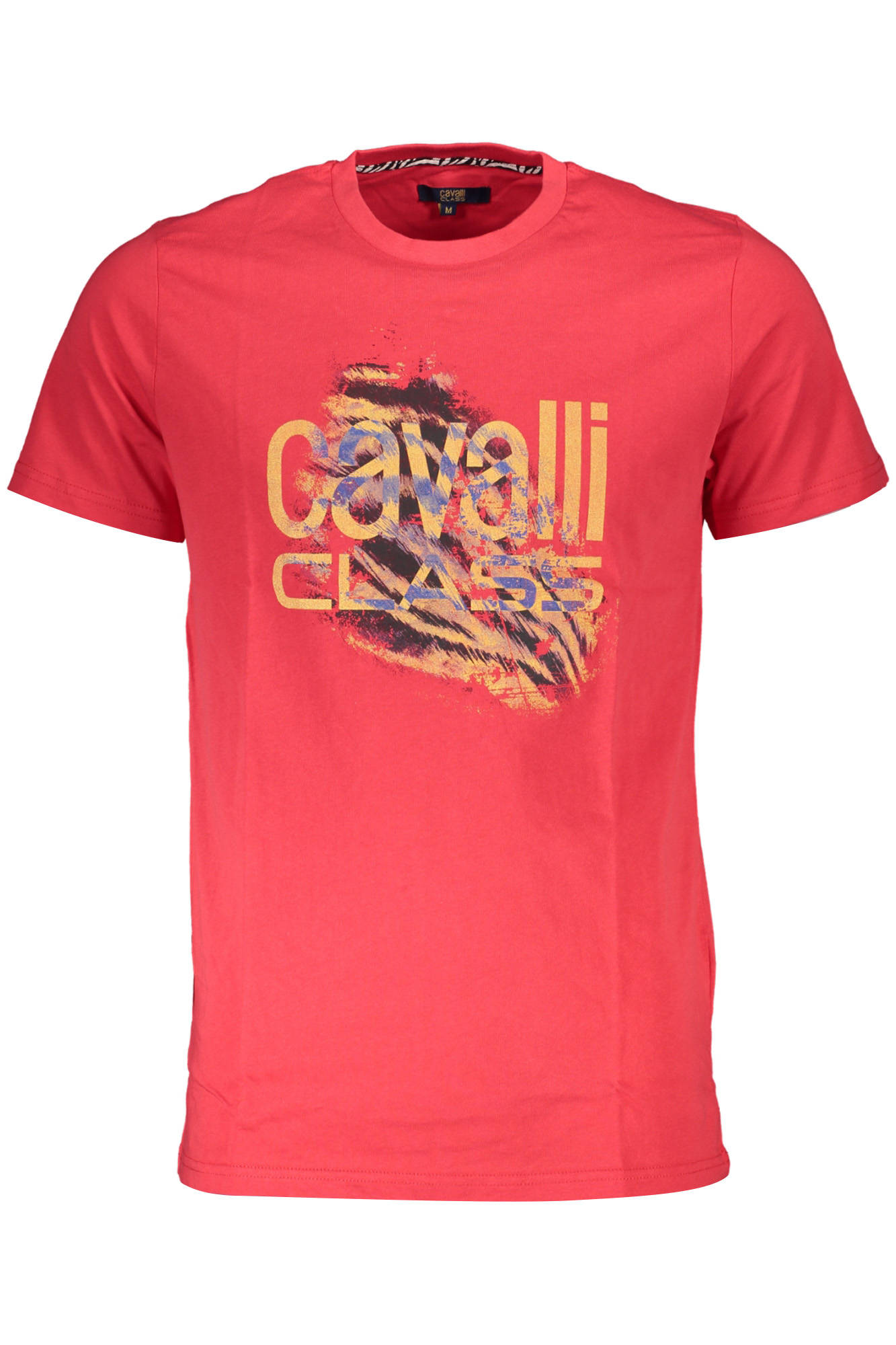 CAVALLI CLASS SHORT SLEEVE T-SHIRT MEN RED CAVALLI CLASS