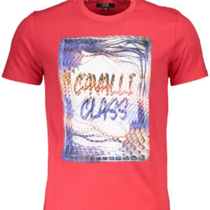 CAVALLI CLASS SHORT SLEEVE T-SHIRT MEN RED