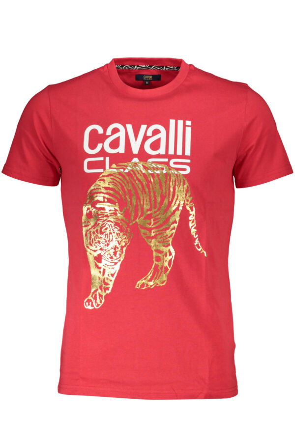 CAVALLI CLASS SHORT SLEEVE T-SHIRT MEN RED