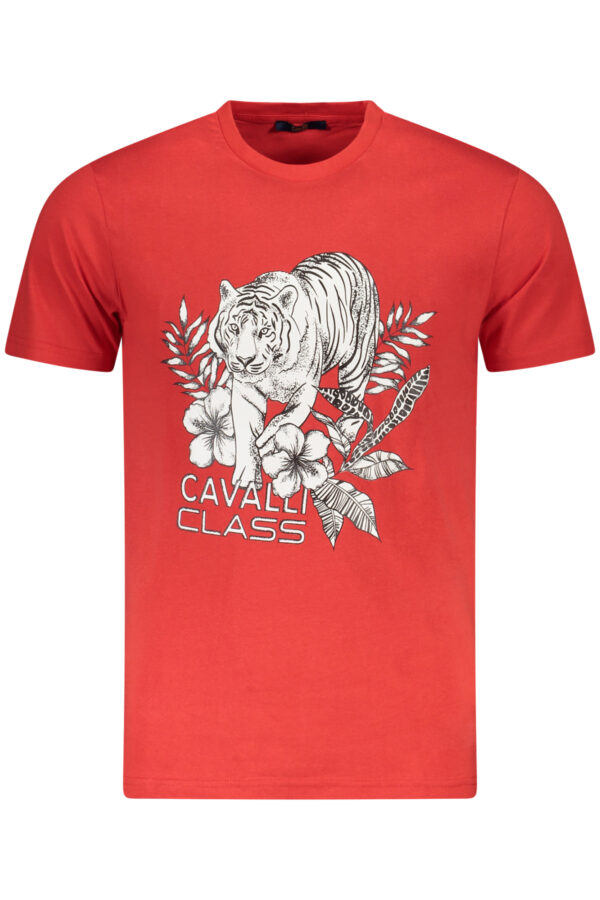 CAVALLI CLASS SHORT SLEEVE T-SHIRT MEN RED