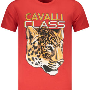 CAVALLI CLASS SHORT SLEEVE T-SHIRT MEN RED